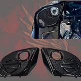 2024+ Road Glide with 2" tweeter speakers grill shield emblem set