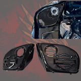 2024+ Road Glide with 2" tweeter speakers grill shield emblem set