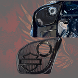 2024+ Road Glide with 2" tweeter speakers grill shield emblem set