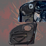 2024+ Road Glide with 2" tweeter speakers grill shield emblem set