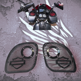 15-23 Road Glide with 2" tweeter speakers grill shield emblem set