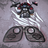 15-23 Road Glide with 2" tweeter speakers grill shield emblem set