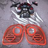 15-23 Road Glide with 2" tweeter speakers grill shield emblem set