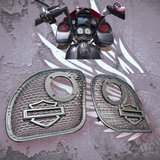 15-23 Road Glide with 2" tweeter speakers grill shield emblem set