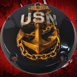 USN Harley derby cover
