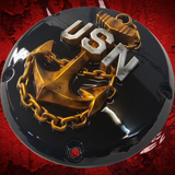 USN Harley derby cover
