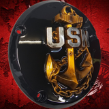 USN Harley derby cover