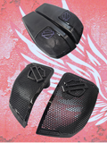24+ Harley Davidson bag lid Speaker Grill Cover Guard shield theme