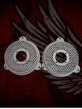 97-25+ Harley inner 2" tweeter speakers grill covers set