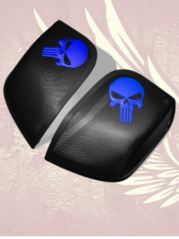 14-24 Harley Davidson bag lid Speaker Grill Cover punisher