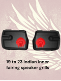19 to 23 Indian skull warbonnet inner speaker grills set