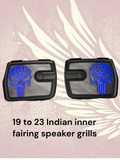19 to 23 Indian webbed punisher inner speaker grills set