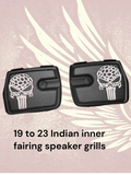 19 to 23 Indian webbed punisher inner speaker grills set