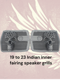 19 to 23 Indian webbed skull inner speaker grills set