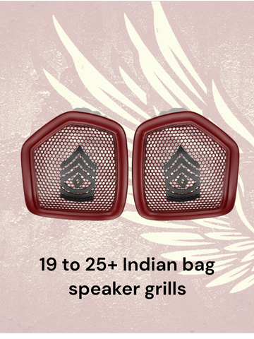 19 to 25+ Army 1st Sergeant Indian bag lid grills set
