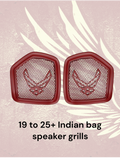 19 to 25+ Air Force Indian bag lid grills set