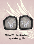 19 to 25+ Air Force Indian bag lid grills set