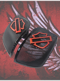 14-23 Harley Davidson bag lid Speaker Grill Cover Guard shield theme