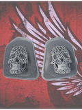 19 to 25 Indian webbed skull themed inner speaker grills set