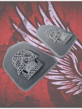 19 to 25 Indian webbed skull themed inner speaker grills set