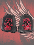19 to 25 Indian webbed skull themed inner speaker grills set
