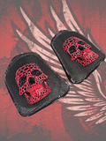 19 to 25 Indian webbed skull themed inner speaker grills set