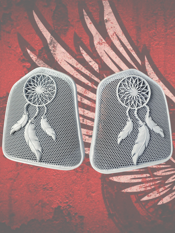 19 to 25 Indian dream catcher themed inner speaker grills set