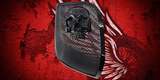 14-24 Harley Davidson bag lid Speaker Grill Cover Ancient Skull