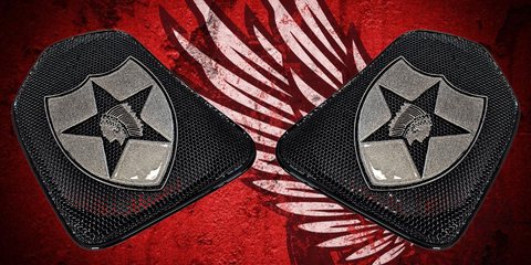 19 to 25 Indian 2nd infantry division themed inner speaker grills set