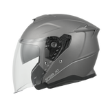 D.O.T. & ECE Daytona Spyder Jet- Gun Metal Grey Dull Metallic