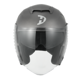 D.O.T. & ECE Daytona Spyder Jet- Gun Metal Grey Dull Metallic