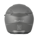 D.O.T. & ECE Daytona Spyder Jet- Gun Metal Grey Dull Metallic