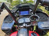 98-2024 Road Glide 3D Celtic cross speakers grill covers set