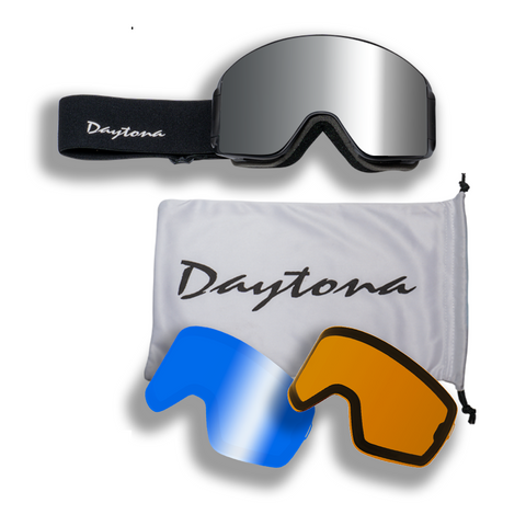 Daytona Snow Goggle Scope (Includes 1 x Magnetic Frame, 3 x Magnetic Lens, 1 x Goggles Dust Cover)