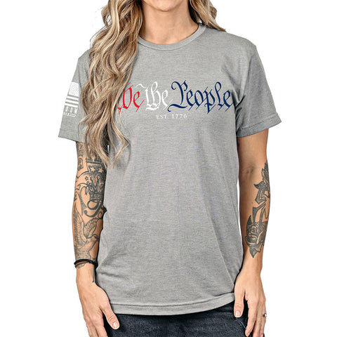 Women's We The People in Red White & Blue Boyfriend Fit Patriotic Tshirt