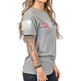 Women's We The People in Red White & Blue Boyfriend Fit Patriotic Tshirt