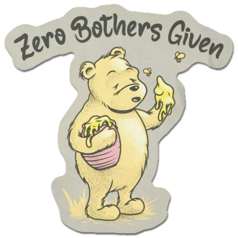 Zero Bothers Given Printed Patch