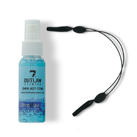 Tactical Cleaning Gel & Glasses Retaining Cord Combo Kit