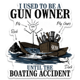 Boating Accident Printed Patch