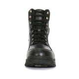 Hot Leathers Men's Black Leather Swat Style Lace Up Boots  BTM1010