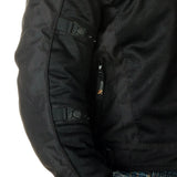 Xelement CF380 Men's 'Devious' Black Mesh Jacket with CE X-Armor Protection