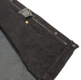 Club Vest CV3004LT Blaue Jeansweste für Herren ohne Kragen mit verdeckten Druckknöpfen und verstecktem Reißverschluss