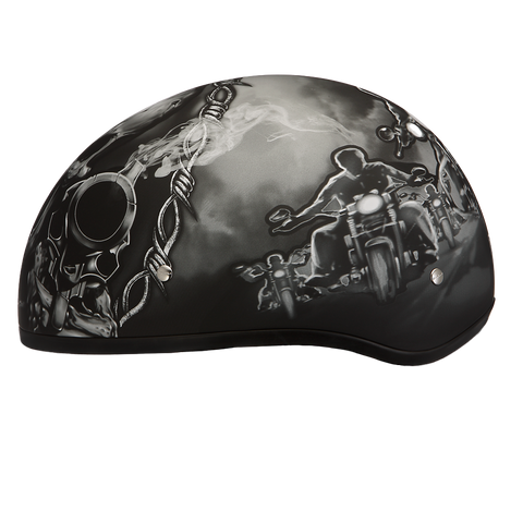 DOT Approved Daytona Motorcycle Half Face Helmet DOT Approved Daytona Motorcycle Half Face Helmet