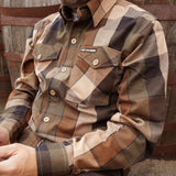 Hot Leathers FLM2013 Men's 'Sidewinder' Flannel Long Sleeve Shirt