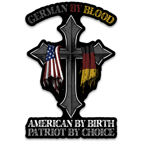 German By Blood Decal