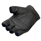 Hot Leathers GVM1011 Naked Leather Unlined Fingerless Gloves with Padded Gel Palm