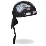 Hot Leathers Lone Wolf Headwrap HWH1041