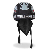 Hot Leathers Lone Wolf Headwrap HWH1041