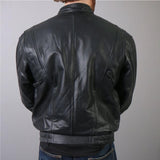 Hot Leathers Men's Vented Motorcycle Leather Jacket