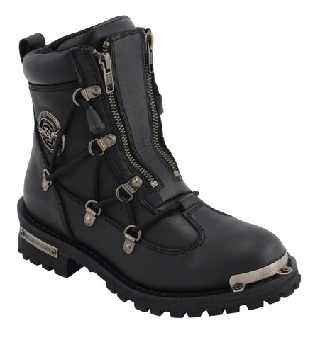 Motorcycle Boots Women Milwaukee Leather Biker Leather Boots